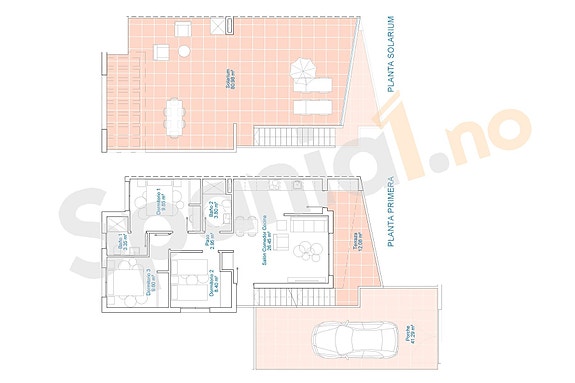 Kun 2 ledige! Toppleilighet med 3 soverom og stor takterrasse | Flotte fellesområder | Parkering og bod