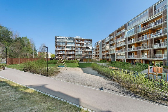 Fasade fra indre bakgård
