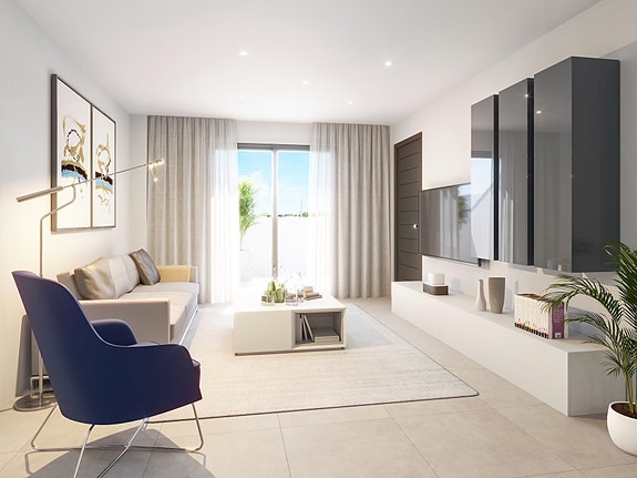 Nybygg | Leilighet med stor terrasse - Moderne standard - 3 soverom og 2 bad - Felles basseng