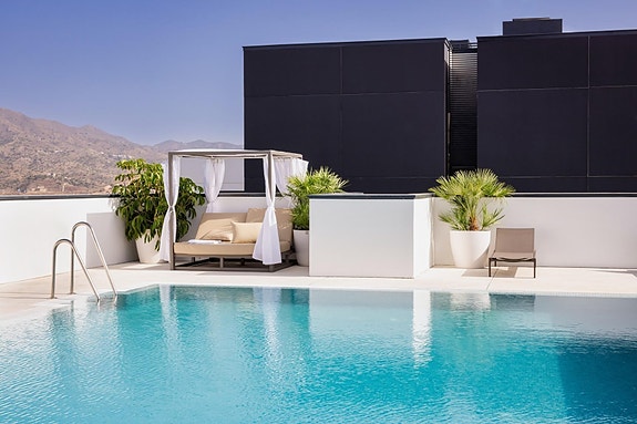 Ny toppleilighet i hjertet av Málaga   4 soverom, takbasseng, treningsrom og spektakulær utsikt