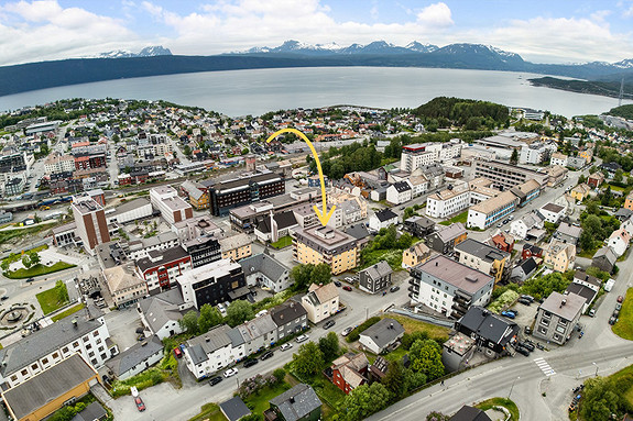 Leilighet med sentral beliggenhet midt i Narvik sentrum
