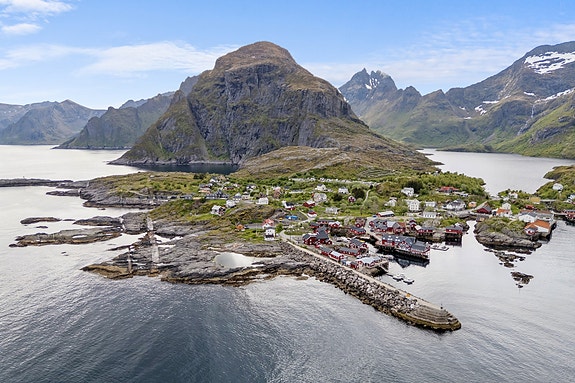 Velkommen til fantastiske Å! I bakgrunnen Stor-Andstabben.
Foto: EFKT