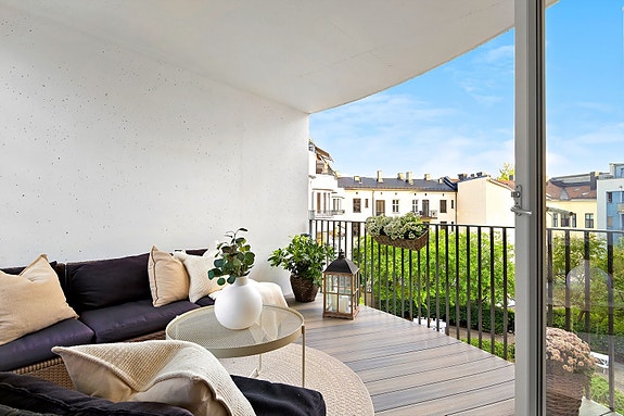 Strøken 4-roms hjørneleilighet med solrik balkong, presentert av Vemund Thorkildsen