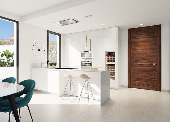 Eksklusiv villa i Sierra Cortina | 3 soverom og 3 bad | Stor tomt med basseng | Takterrasse og parkering