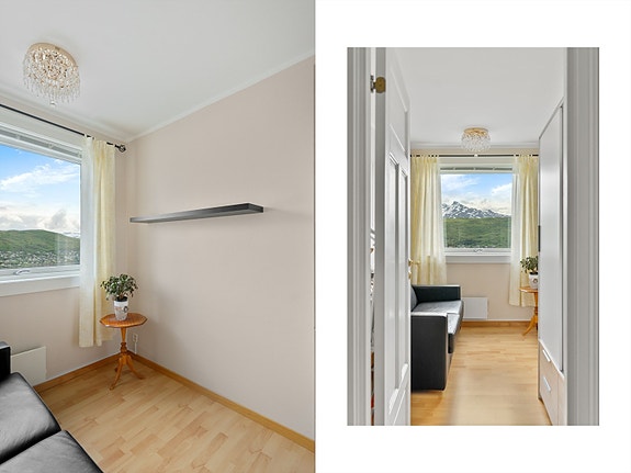 Soverom 1 - Mulighet for å brukes som soverom eller kontor om ønskelig