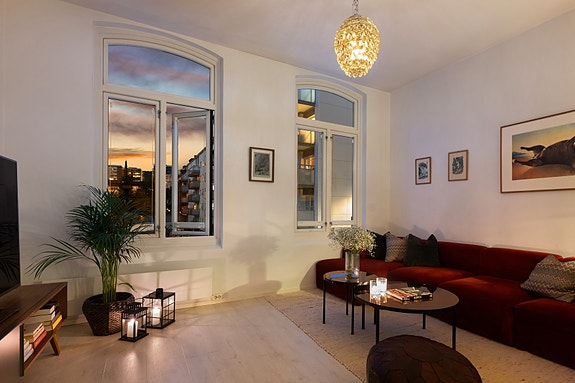 Velkommen til Nils Huus' gate 6, presentert av PrivatMegleren ved Håkon Sæther