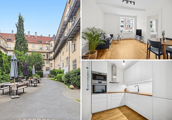 Marte Netland v/DNB Eiendom ønsker velkommen til en lys og delikat 2-roms i Krebs' gate 7 B!