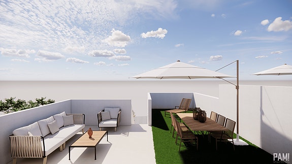 Nybygg! Rekkehus med 3 soverom og 2 bad | Mulighet for eget basseng | Takterrasse