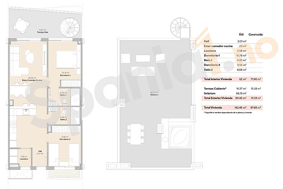 Nybygg! Moderne penthouse med stor takterrasse - Med felles basseng og nær alle fasiliteter