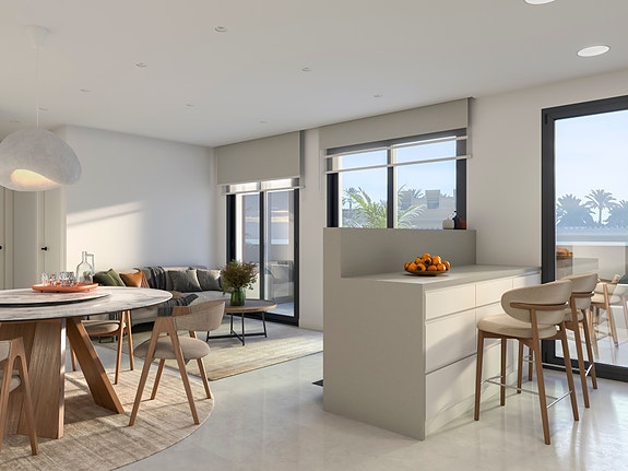 Ny Penthouse i hjertet av Santa Pola - 3 soverom og 2 bad - Kun 500 meter fra stranden