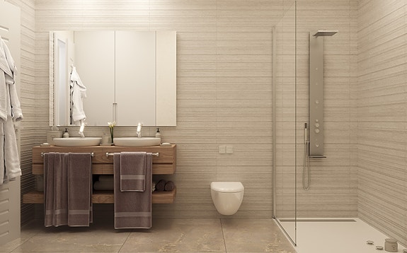 Rekkehus i moderne stil med eget basseng |  3 soverom og 3 bad | Fantastisk utsikt | Takterrasse | Flotte fellesområder