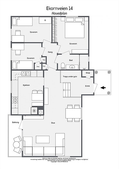 Plantegning hovedplan