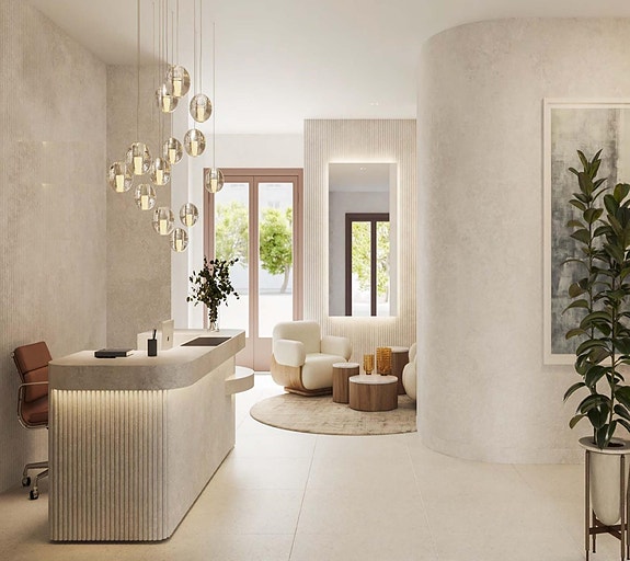 Ny leilighet med 3 soverom i sentrum av Estepona - Takbasseng og gym