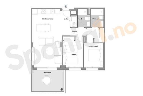 Nye leiligheter i Mijas Costa   2 soverom, havutsikt og førsteklasses fellesfasiliteter