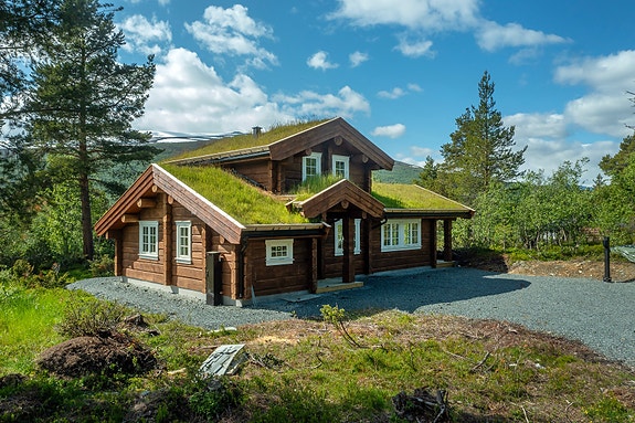 En lekker fjellhytte som overholder en høy standard fra 2024.