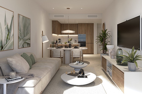 Luksus ved stranden - Penthouse med havutsikt og stor terrasse - Parkering og bod