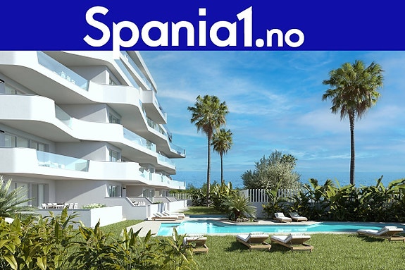 NYBYGG! Ny eksklusiv leilighet kun 250m fra stranden - Stor terrasse 144m2, parkering og bod