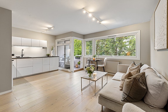 Nordvik v/Moestue har gleden av å presentere en lys og hyggelig 1-roms selveierleilighet med sentral og attraktiv beliggenhet i Homansbyen. Husk visningspåmelding!