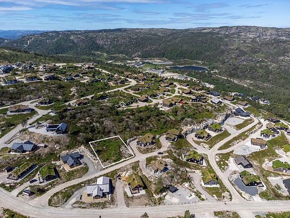 Rytterspranget troner høyt og fritt ca 600 meter over havet på toppen av Gautefallheia.