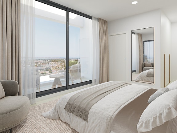 SOLGT! Moderne villa med 3 soverom, underetasje, takterrasse, mulighet for ekstra rom og privat basseng