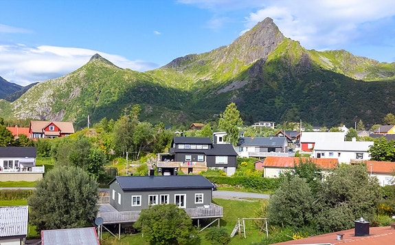 Boligen ligger i et meget populært og barnevennlig område