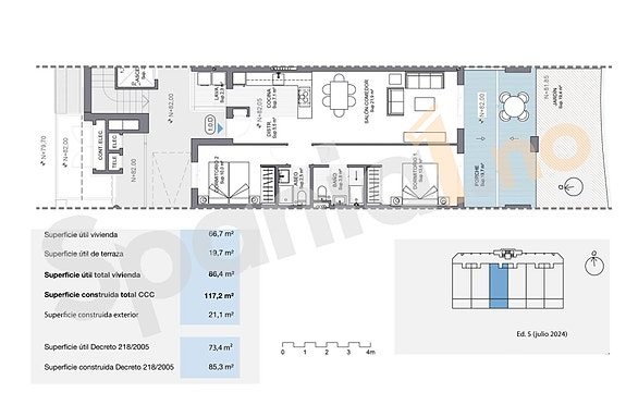 Få igjen! Nydelig leilighet med stor terrasse | Flotte fellesområder | GOLF!