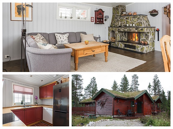 Velkommen til Fjellverden øst 129! Flott hytte med yttervegger kledd med liggende villmarkspanel. Taket er tekket med torv og ble vedlikeholdt i 2022.