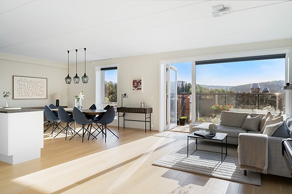 Leiligheten har en god planløsning og standard