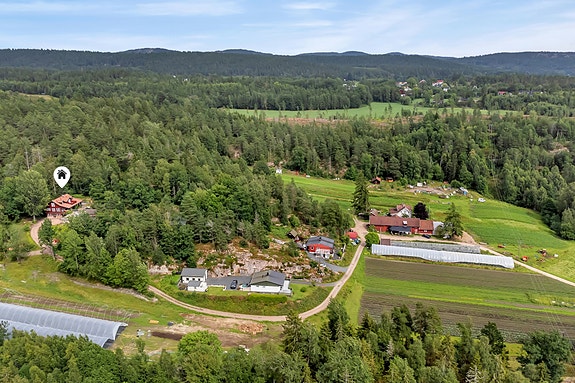 Omgivelsene er landlige og fredfulle, med umiddelbar nærhet til en økologisk gårdsbutikk.