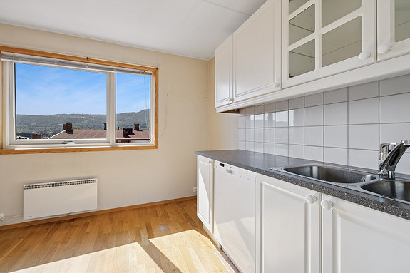 Det er god plass til for eksempel et kjøkkenbord