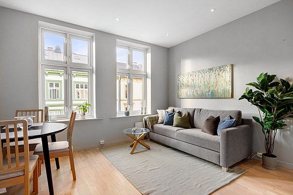 Velkommen til Herslebs gate 4C! Dette er en lys og innbydende 3-roms leilighet midt i hjertet av populære Grünerløkka.