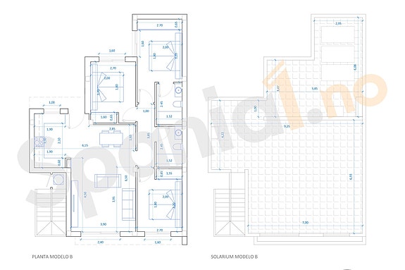 NYHET! Hjørnevilla på ett plan med 3 soverom - Stor tomt, takterrasse og privat basseng - Høy kvalitet