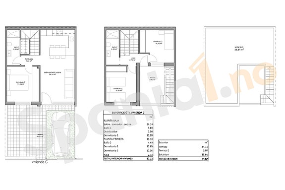 Nye moderne rekkehus med 3 soverom, takterrasse og privat hage - Mulighet for eget basseng!
