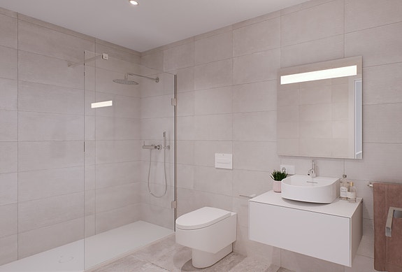 Nye moderne rekkehus med 3 soverom, takterrasse og privat hage - Mulighet for eget basseng!