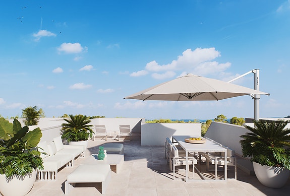 Nye moderne rekkehus med 3 soverom, takterrasse og privat hage - Mulighet for eget basseng!