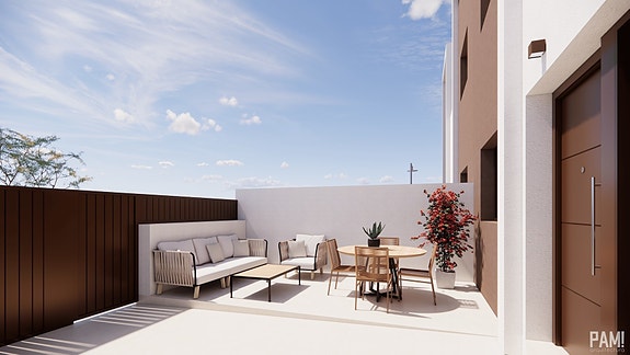 Nye moderne rekkehus med 3 soverom, takterrasse og privat hage - Mulighet for eget basseng!