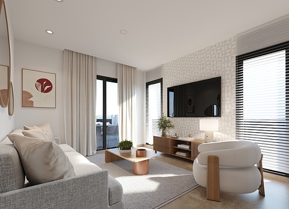 Ny moderne leilighet med 2 soverom og 2 bad - Eksklusivt resort med basseng og lagune