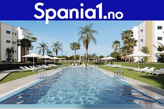 Ny moderne leilighet med 2 soverom og 2 bad - Eksklusivt resort med basseng og lagune