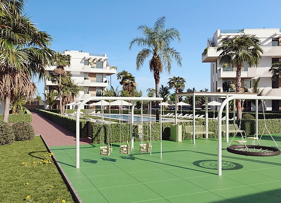 Ny moderne leilighet med 2 soverom og 2 bad - Eksklusivt resort med basseng og lagune