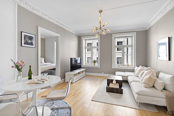 Velkommen til Bergstien 11B, presentert av Fredrik Langsø ved Nordvik Bygdøy allé.