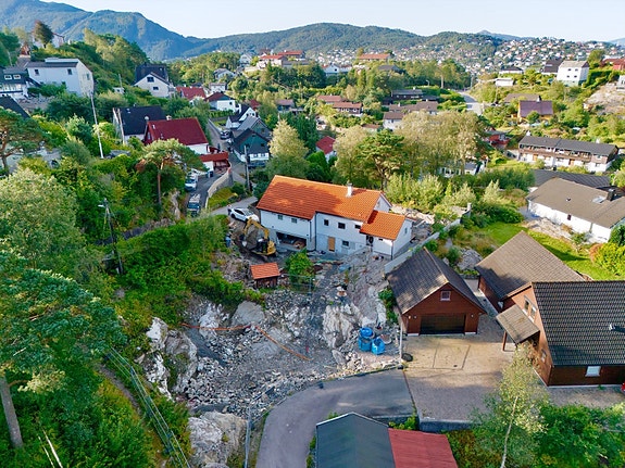 Boligtomt i etablert boligområde i Tertnesåsen