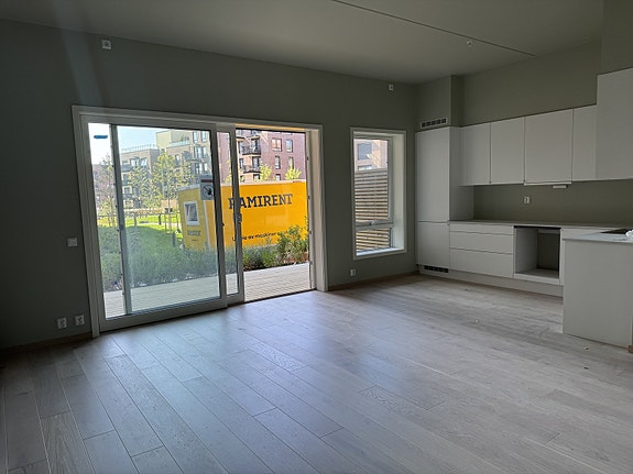 Bilde tatt fra leiligheten 18/8-25.