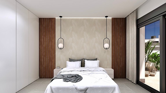 Eksklusiv villa med 3 soverom, privat basseng og takterrasse i Benijófar