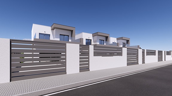 Eksklusiv villa med 3 soverom, privat basseng og takterrasse i Benijófar