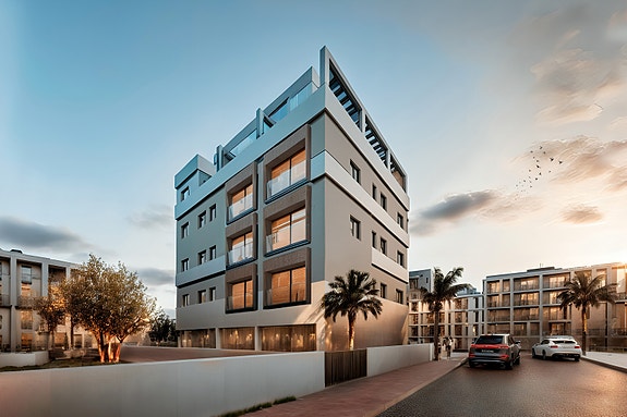 150 meter til stranden - Moderne leiligheter med 2 soverom og 2 bad - Kort vei til strand og marina