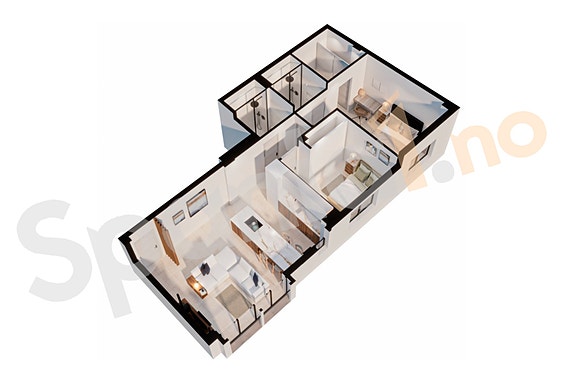 150 meter til stranden - Moderne leiligheter med 2 soverom og 2 bad - Kort vei til strand og marina