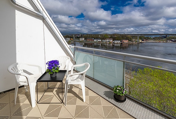 Lite innsyn skaper privat utesone