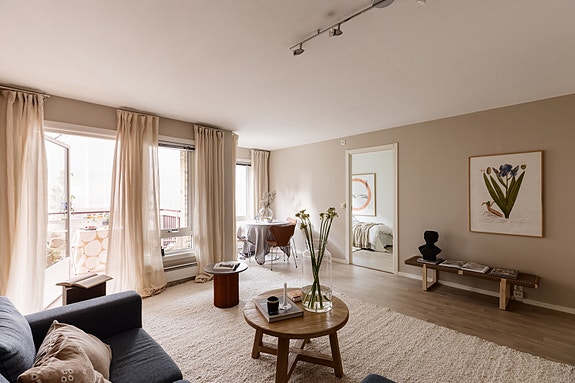 Hege Berg Thomstad ønsker velkommen til denne flotte leiligheten med balkong i Thurmanns gate 10 B