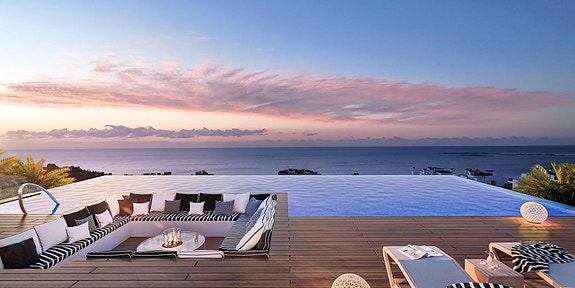 Penthouse med hele 119 m² takterrasse - Nydelig havutsikt - Luksusresort kun 400 m fra stranden