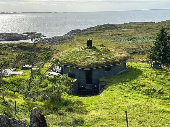 Ikke behov for dronefoto med slik utsikt fra landjorden!